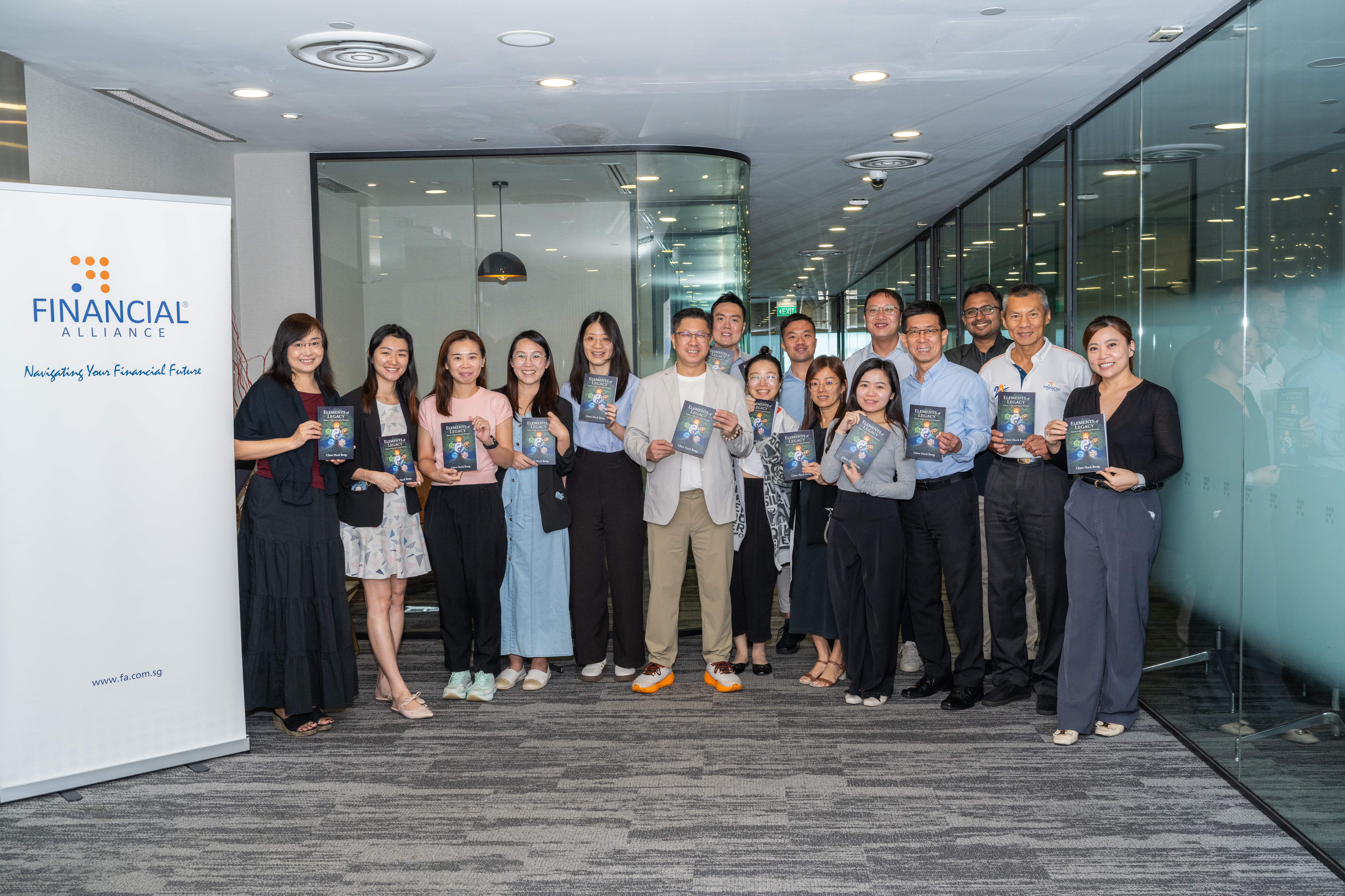 Book launch group event